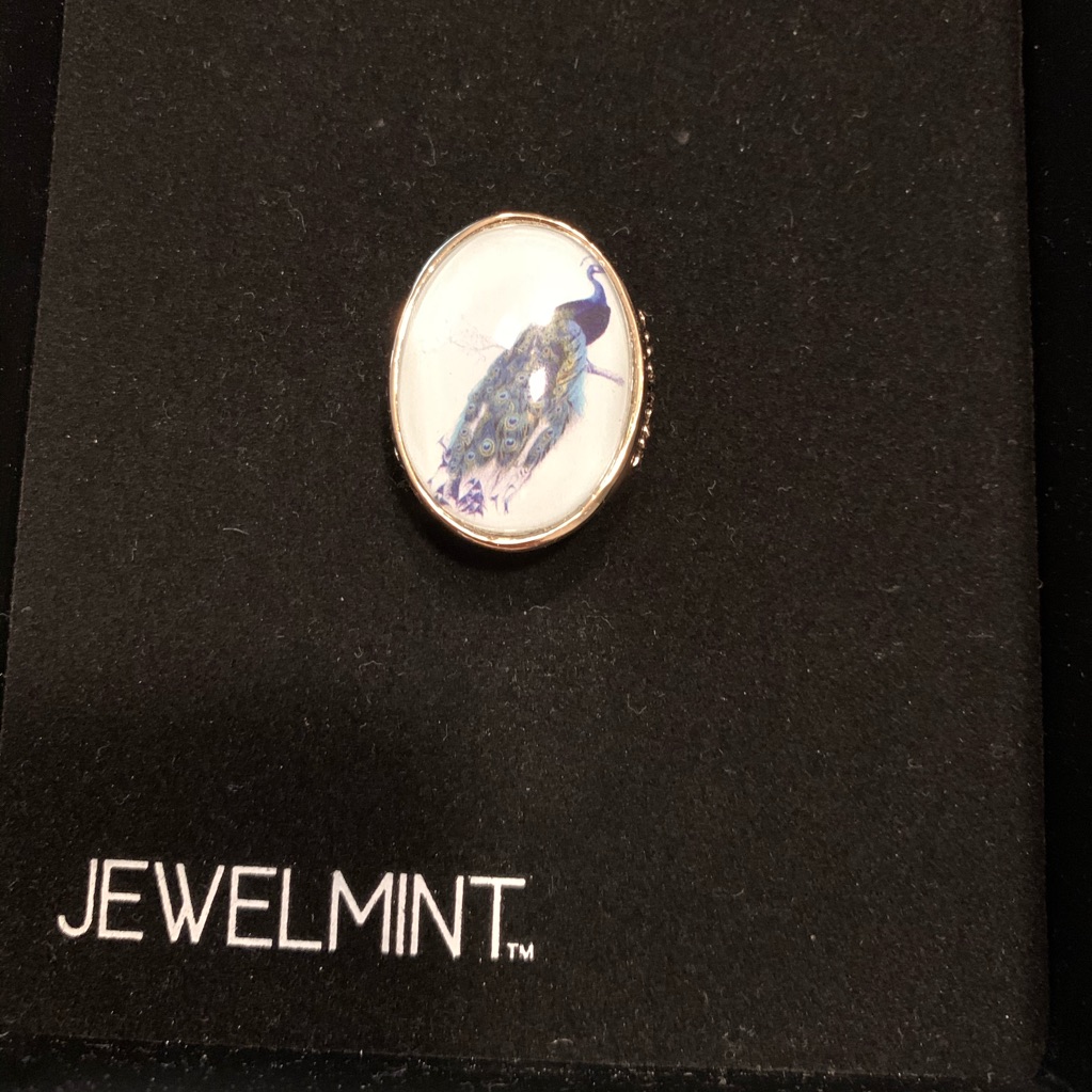 Jewelmint Peacock Ring New In Box